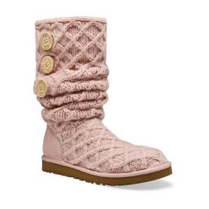 *SOLD* New Pink Crochet Knit Uggs *SOLD*