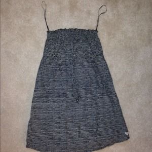 Roxy string straps black and grey dress
