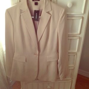 Express tan blazer size 2