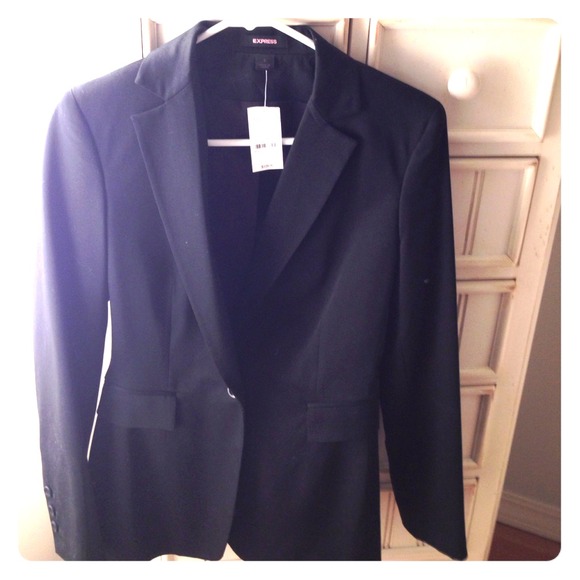 Express black blazer size 2