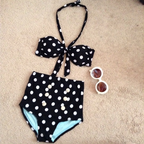 High waisted swimsuit
