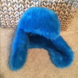 Blue Trapper Hats