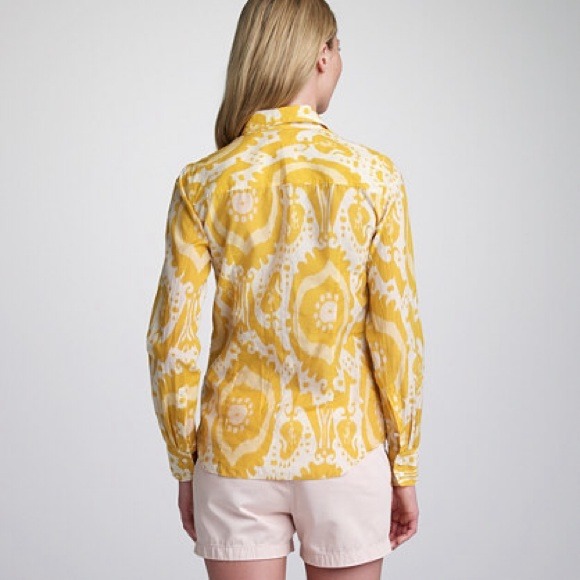 BUNDLED! 💚 j. crew // perfect shirt wild ikat - Picture 3 of 4