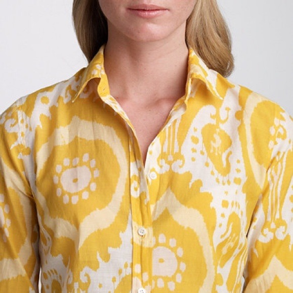 BUNDLED! 💚 j. crew // perfect shirt wild ikat - Picture 4 of 4