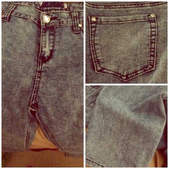 Acid Wash Jeans Stretchy