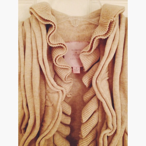 Romeo & Juliet Couture Ruffle Sweater