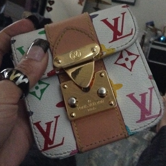 SOLD ON VINTED Louis Vuitton wallet white colorful - Picture 1 of 1