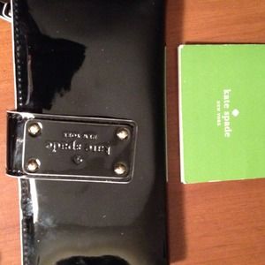 Kate spade patent leather wallet.