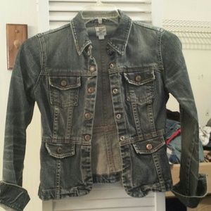 Denim jacket.