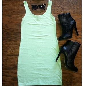 Light Teal. Tight fitted dress