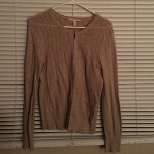 Victoria Secret tan cardigan