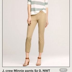 Help Me Find: J Crew Minnie Beige Pants 00