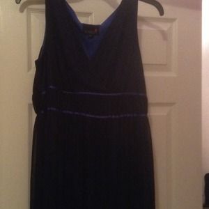 Two toned overlay dress