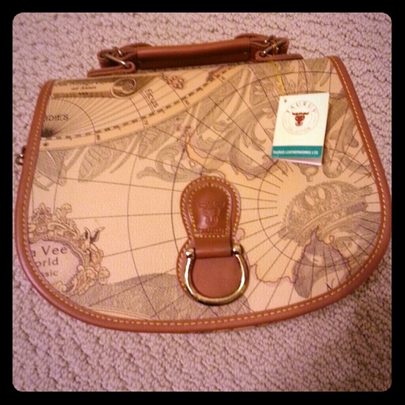 TAURUS Genuine Leather Tote Shoulder Bag