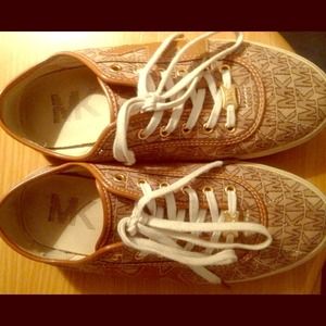 MK Signature Print Sneakers