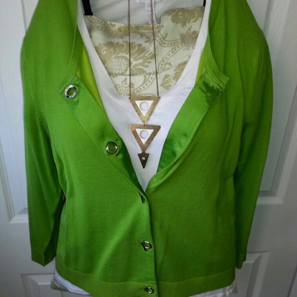 *New* Lime green cardigan