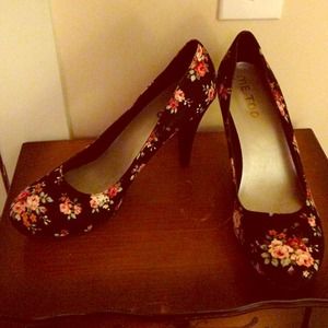 Shoes- floral print