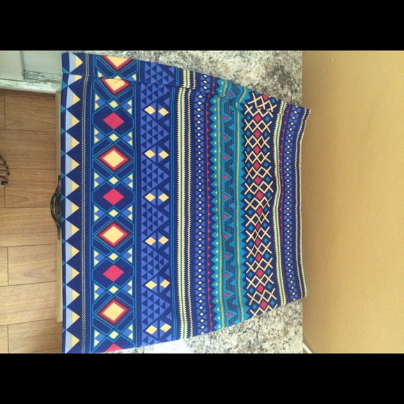 Tribal colorful skirt