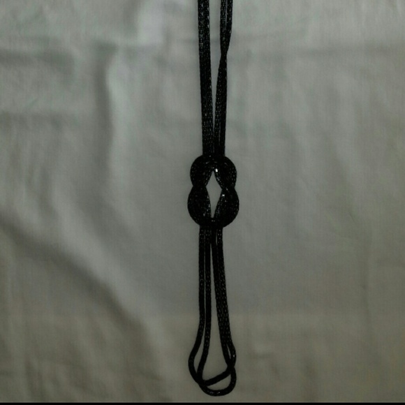 Black Long Length Necklace