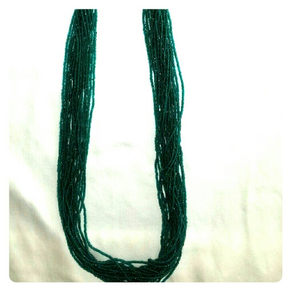 Long Chain Beaded Necklace