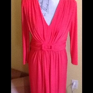 Bundle for Raquel. Peach dress + 2 pairs PJs.