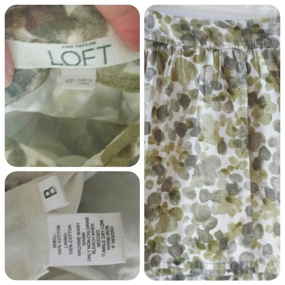 🌼CLEARANCE🎈$13✂️🌻Ann Taylor Loft  skirt - Picture 3 of 3