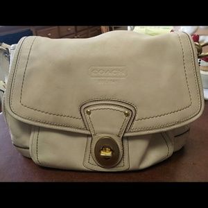 Authentic leather coach purse