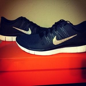 Nike Free 5.0 Bedazzled