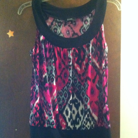 Multi color dressy top