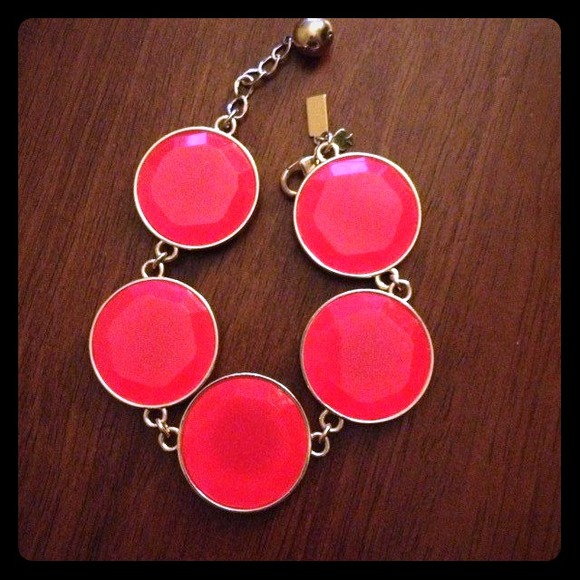kate spade Jewelry - Kate Spade hot pink bracelet