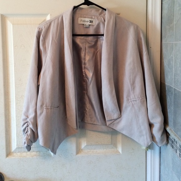 Cream blazer