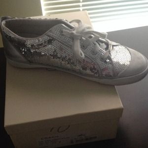 Coach glitter sneaker