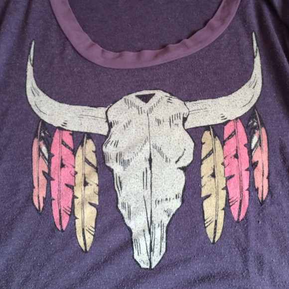Purple Wildfox bull sweatshirt