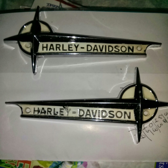 Vintage 1961/62 harley emblems
