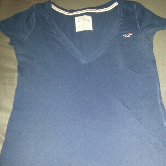 Navy Hollister V-Neck