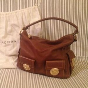 Marc Jacobs brown buckle bag