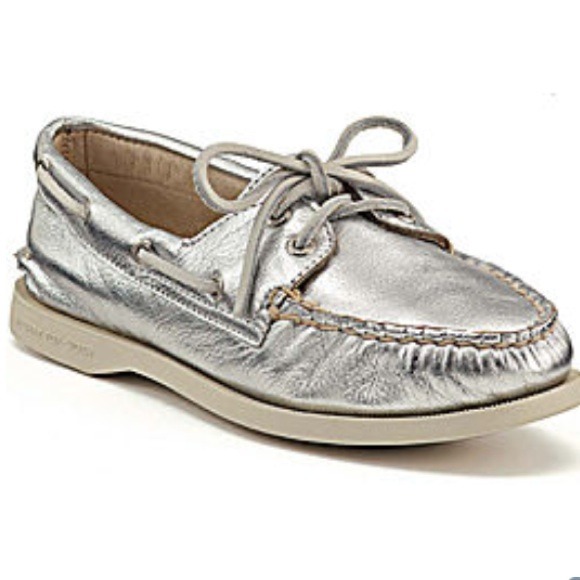 Metallic Sperry topsider. Price negotiable