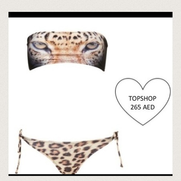 Top shop tiger bikini