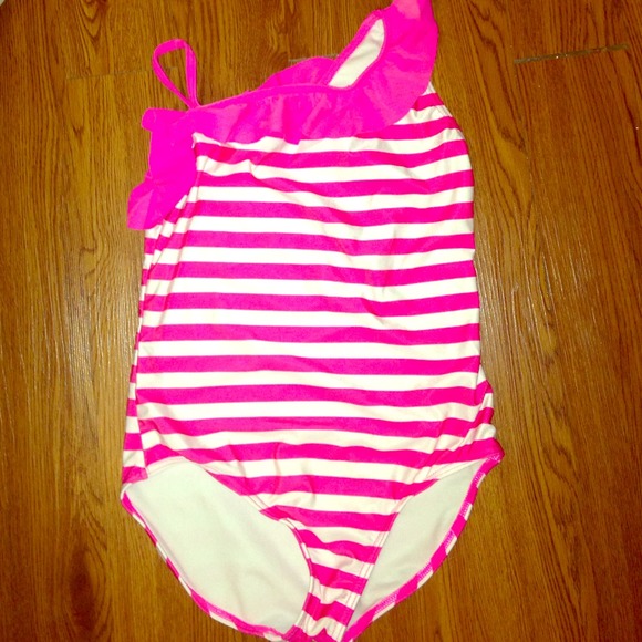 One piece youth bathing suit.