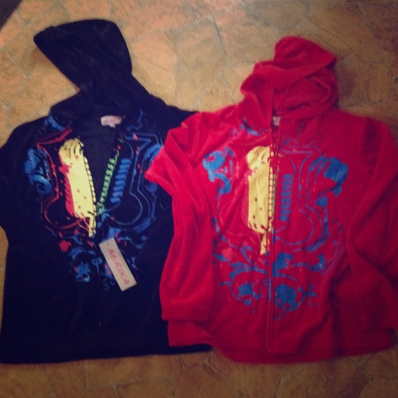 PRICE CUT $12-$5!! BOTH $5! Colorful zip up hoodie