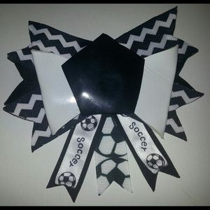 Soccer Hair bow