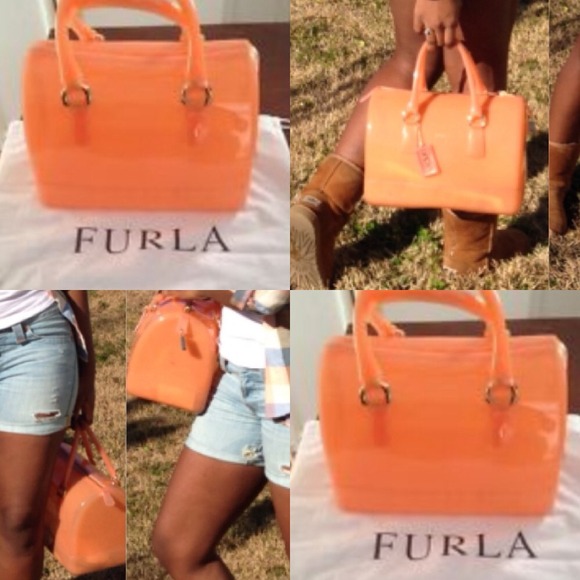 Peach Furla Summer Bag