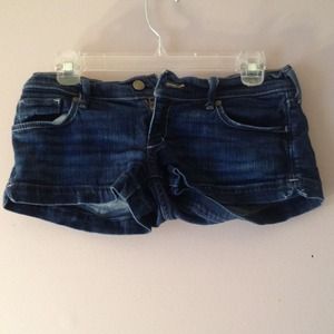 Denim shorts