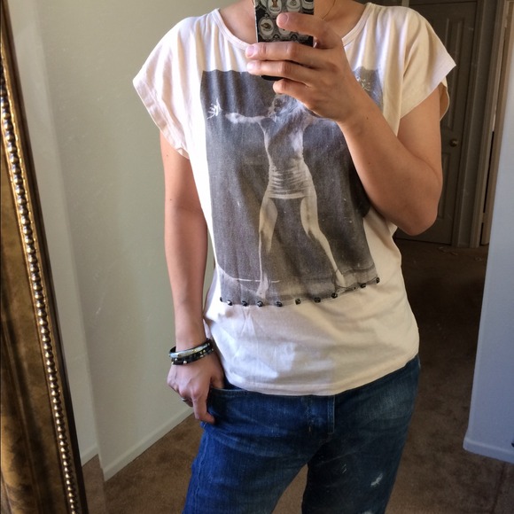 SOLD House of the Gods💀Deborah studs tee - Picture 2 of 4