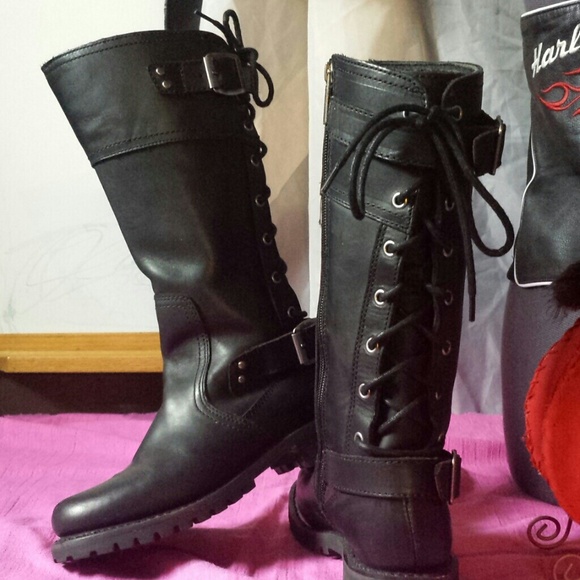 Harley Davidson leather boots