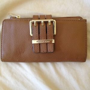 Michael Kors Tan Cognac Leather Wallet