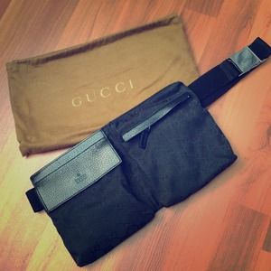 AUTHENTIC Gucci Belt Bag/Fanny Pack + Dust Bag