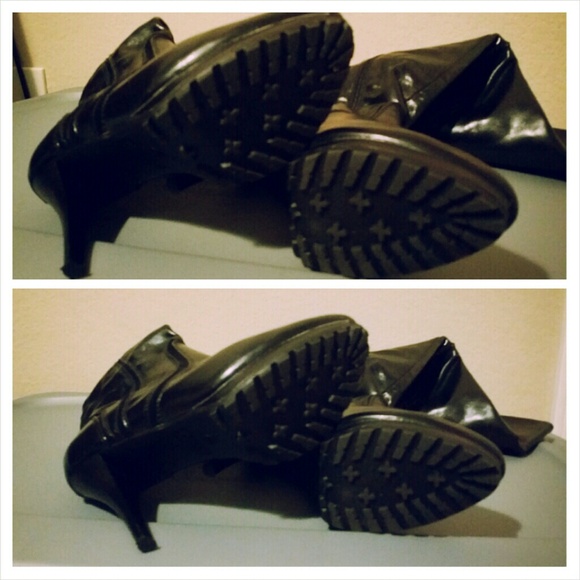 Leather over the knee boots - Picture 3 of 4