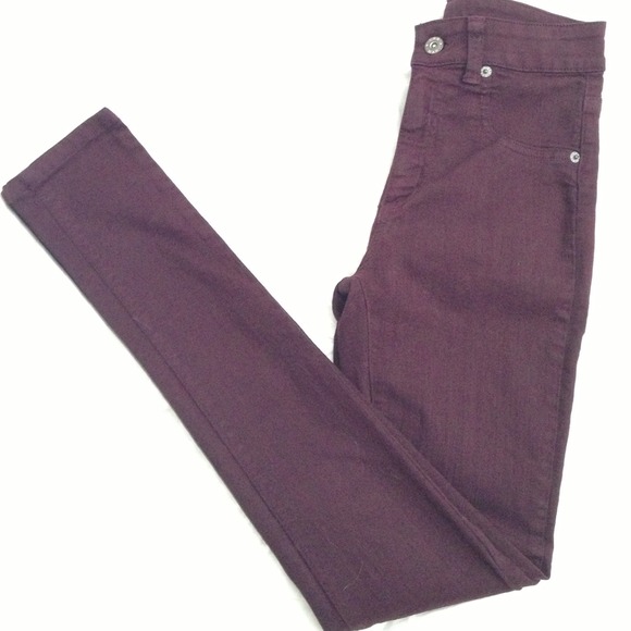 LF Carmar Maroon Skinny Pants
