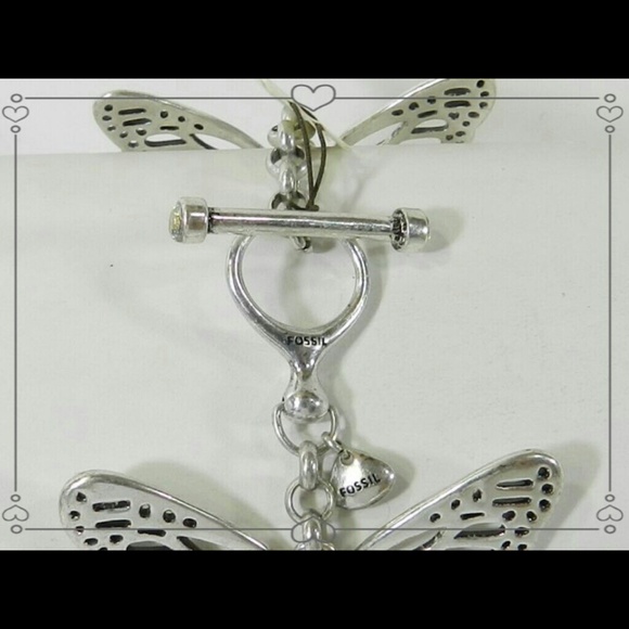 H.P. FLASH SALE.🚨 FOSSIL BUTTERFLY BRACELET - Picture 4 of 4